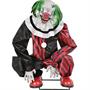 CROUCHING CLOWN RED ANIMATED
