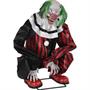 CROUCHING CLOWN RED ANIMATED