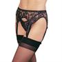 Garter Belt Lace White Thong