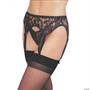 Garter Belt Lace White Thong