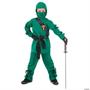 Unisex Green Ninja Costume