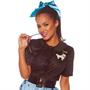 Poodle Shirt AD Black 50's