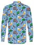 Suitmeister Men's Shirts October Check Blue