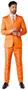 Suitmeister Men's Suits Solid Orange