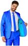 Suitmeister Men's Suits Solid Blue