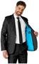 Suitmeister Men's Suits Solid Black