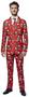 Suitmeister Men's Suits Christmas Trees Stars Red
