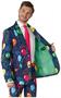 Suitmeister Men's Suits Confetti Balloons Navy
