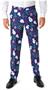 Suitmeister Men's Suits Christmas Snowman Blue