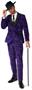 Suitmeister Men's Suits Purple Pimp - Coral Fleece