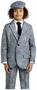 Suitmeister Boys' Suits BOYS 20's Gangster Grey