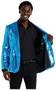 Suitmeister Men's Blazers Sequins Blue
