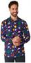 Suitmeister Men's Shirts Christmas Icons Blue