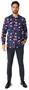 Suitmeister Men's Shirts Christmas Icons Blue