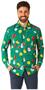 Suitmeister Men's Shirts Christmas Ornaments Green