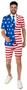 Suitmeister Men's Summer Suits SUMMER USA Flag