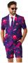 Suitmeister Men's Summer Suits SUMMER Retro Neon Navy