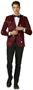 OppoSuits Deluxe Men's Blazers Christmas - X-Mas Icons - Deep Burgundy