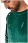 OppoSuits Deluxe Men's Sweaters Velvet Green - Xmas Icons