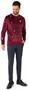 OppoSuits Deluxe Men's Sweaters Velvet Red - Xmas Icons