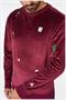 OppoSuits Deluxe Men's Sweaters Velvet Red - Xmas Icons