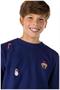 OppoSuits Deluxe Teen Boys' Sweaters TEEN BOYS X-Mas Icons - Navy