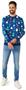 OppoSuits Men's Sweaters Festivity Blue
