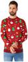 OppoSuits Men's Sweaters Festivity Red