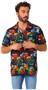OppoSuits Men's Hawaiian Shirts SHIRT Short Sleeve BeetlejuiceT