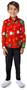 OppoSuits Boys' Shirts SHIRT LS Festivity Red Boys