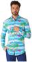 OppoSuits Men's Shirts SHIRT LS Flaminguy