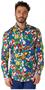 OppoSuits Men's Shirts SHIRT LS Super MarioT