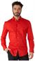 OppoSuits Men's Shirts SHIRT LS Christmas Icons Red