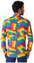 OppoSuits Men's Shirts SHIRT LS Zig Zag Rainbow