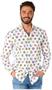 OppoSuits Men's Shirts SHIRT LS Pixel PokemonT