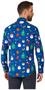 OppoSuits Men's Shirts SHIRT LS Festivity Blue