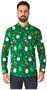 OppoSuits Men's Shirts SHIRT LS Festivity Green