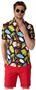 OppoSuits Men's Summer Shirts SHIRT Short Sleeve Tropical Thunder