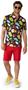 OppoSuits Men's Summer Shirts SHIRT Short Sleeve Tropical Thunder