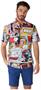 OppoSuits Men's Summer Shirts SHIRT Short Sleeve Danger Days