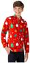 OppoSuits Teen Boys' Shirts SHIRT LS Festivity Red Teen boys