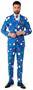 OppoSuits Men's Suits Festivity Blue