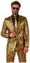 OppoSuits Men's Suits Golden Geo Star