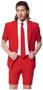 OppoSuits Men's Summer Suits SUMMER Red Devil