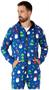 OppoSuits Men's Onesies Festivity Blue