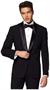 OppoSuits Men's Tuxedos Jet Set Black