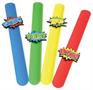 Superhero Slap Bracelets (Include 12 Units)