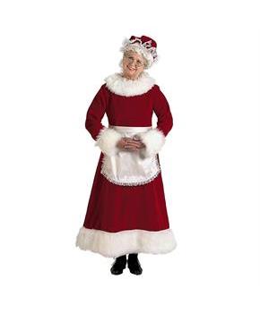 Burgundy Velvet Mrs. Claus