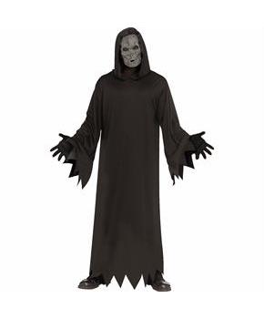 Adults Black Rhinestone Reaper Costume Standard Size