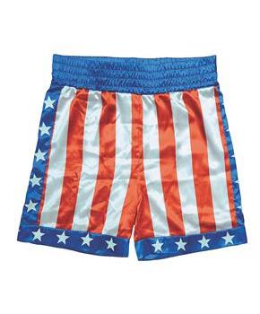 Adults Rocky Apollo Creed Boxing Trunks Costume